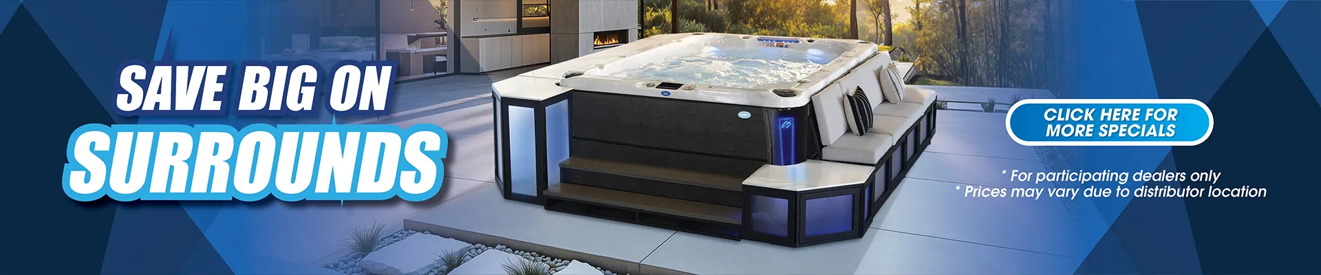 Calspas hot tub being used in a family setting - Novi
