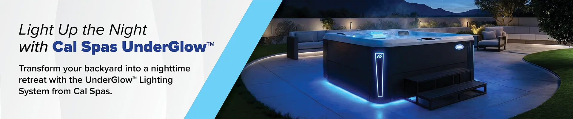 Calspas hot tub being used in a family setting - Novi